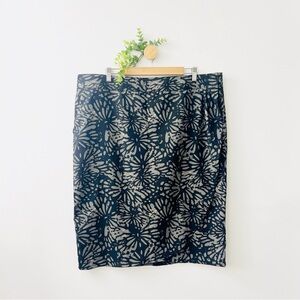 RipSkirt NWT Shibori Butterfly Charcoal Hawaiian Tropical Wrap Skirt